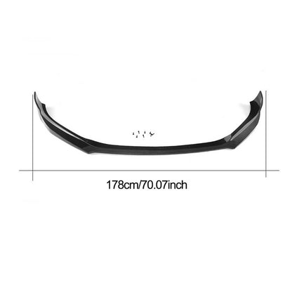 Front Bumper Lip Spoiler (2014-2016, Carbon) for Mazda 3 2013-2019 - image 6