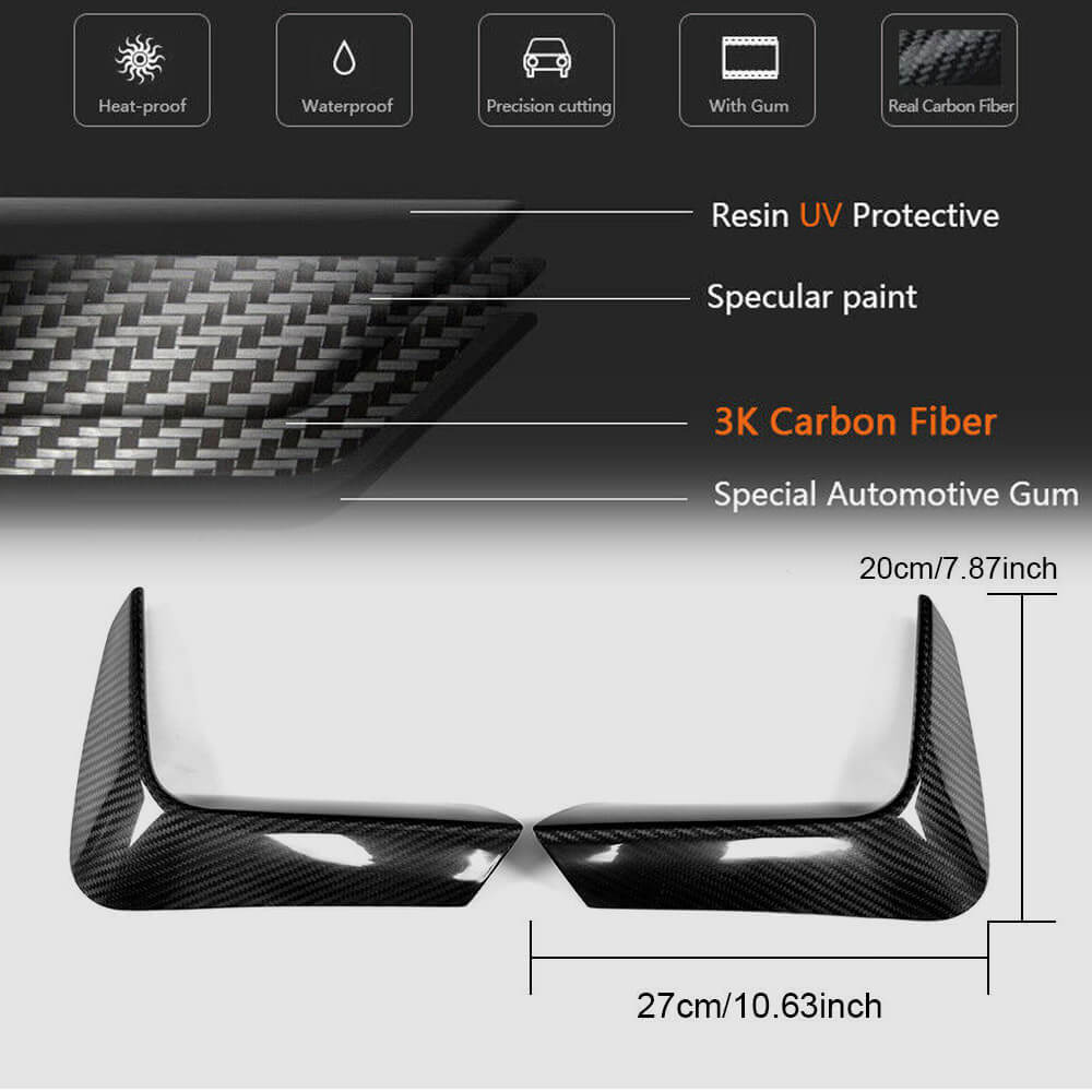 Rear Bumper Splitters FRP V2 (for F82/F83) for BMW 4 series F-32 2012-2020 - image 6