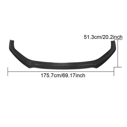 Front bumper lip V1 (for S-Line 2016-2020, Carbon) for Audi A5 2016-2025 - image 6