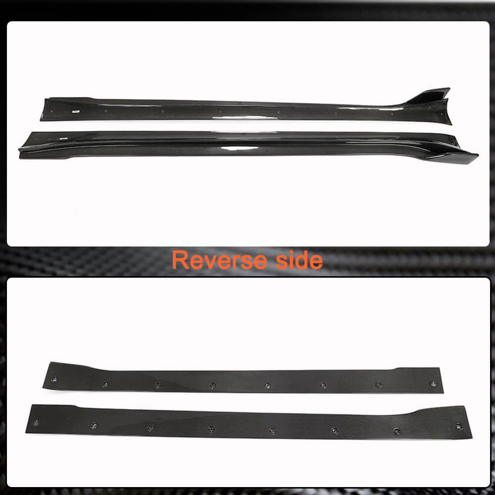 Side Skirt Covers V1 (2020-2025, Carbon) for Tesla Model Y 2020- - image 6