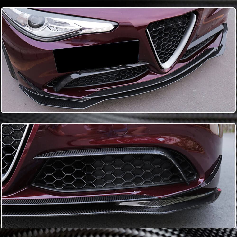 Fog Light Covers (for Base, Carbon) for Alfa Romeo Giulia 2016-2022 - image 6