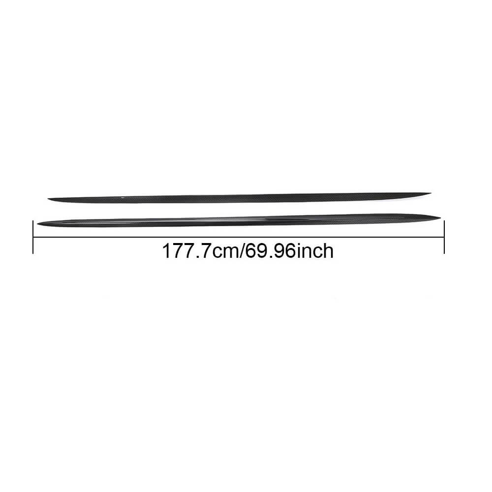 Side sills (for AMG-Line / CLS63 AMG SD 2015-2018, Carbon) for Mercedes CLS C218 2011-2018 - image 6