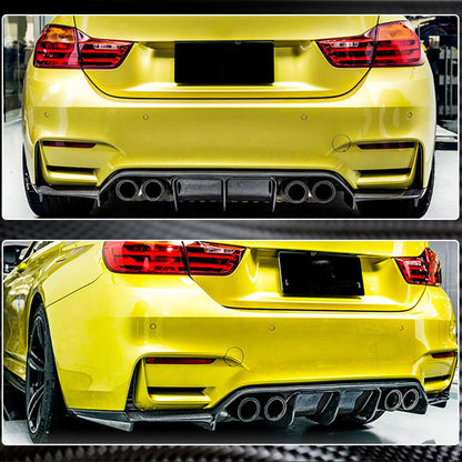 Rear Bumper Diffuser V5 (for F82/F83, Carbon) for BMW 4 Series F32/F33/F36 2012-2020 - image 6