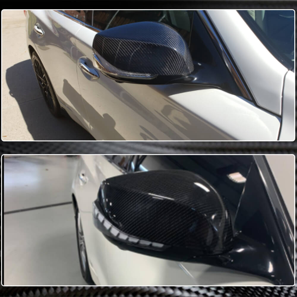 Mirror caps V2 (Carbon) for Infiniti Q50/Q60 2013-2024 - image 6