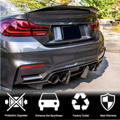 Rear Trunk Spoiler Carbon Fiber V1 (for F82) for BMW 4 series F-32 2012-2020 - image 6