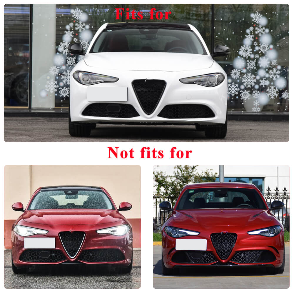 Grille Cover (for Base, Dry Carbon) for Alfa Romeo Giulia 2016-2022 - image 6
