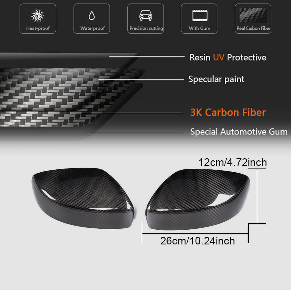 Carbon Mirror Covers for Infiniti G25/G35/37 (V36/CV36) 2006-2015 - image 6