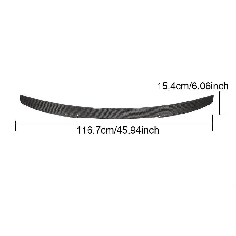 Spoiler (Convertible, Carbon) for Audi A3 2012-2020 - image 6