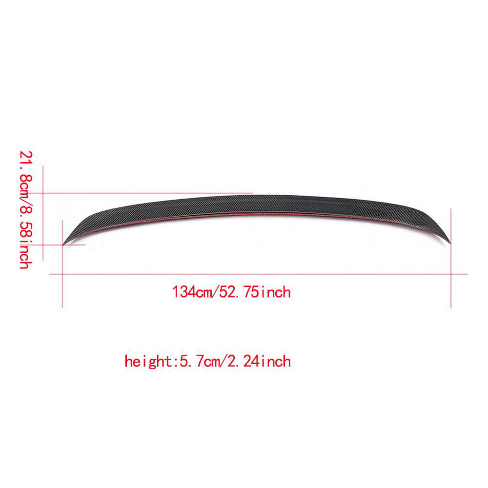 Rear Trunk Spoiler Carbon Fiber V4 (SD) for BMW 5 series E-60/61 2003-2010 - image 6