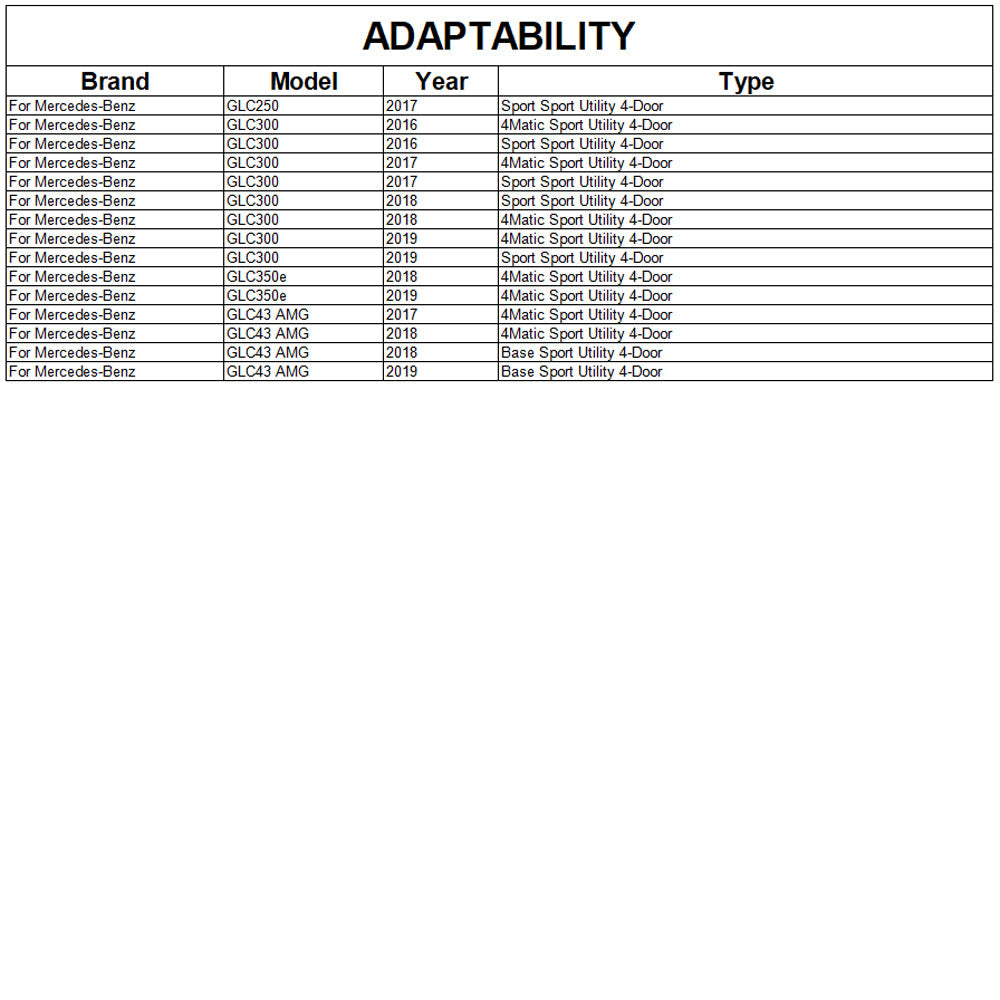 Front Bumper Lip Spoiler (for AMG-Line/GLC43 AMG, Carbon) for Mercedes GLC coupe C253 2016-2023 - image 6