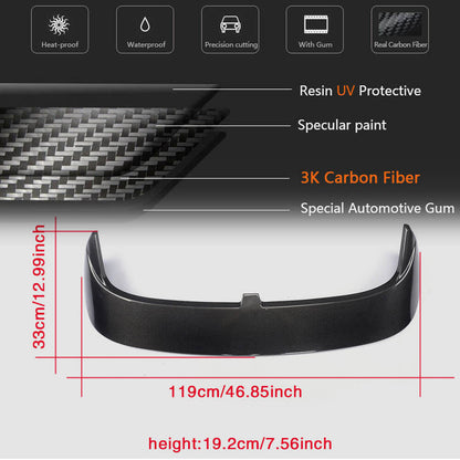 Spoiler V1 (for GTI/R HB, Carbon) for Volkswagen Golf 7/E-Golf 2012-2020 - image 6