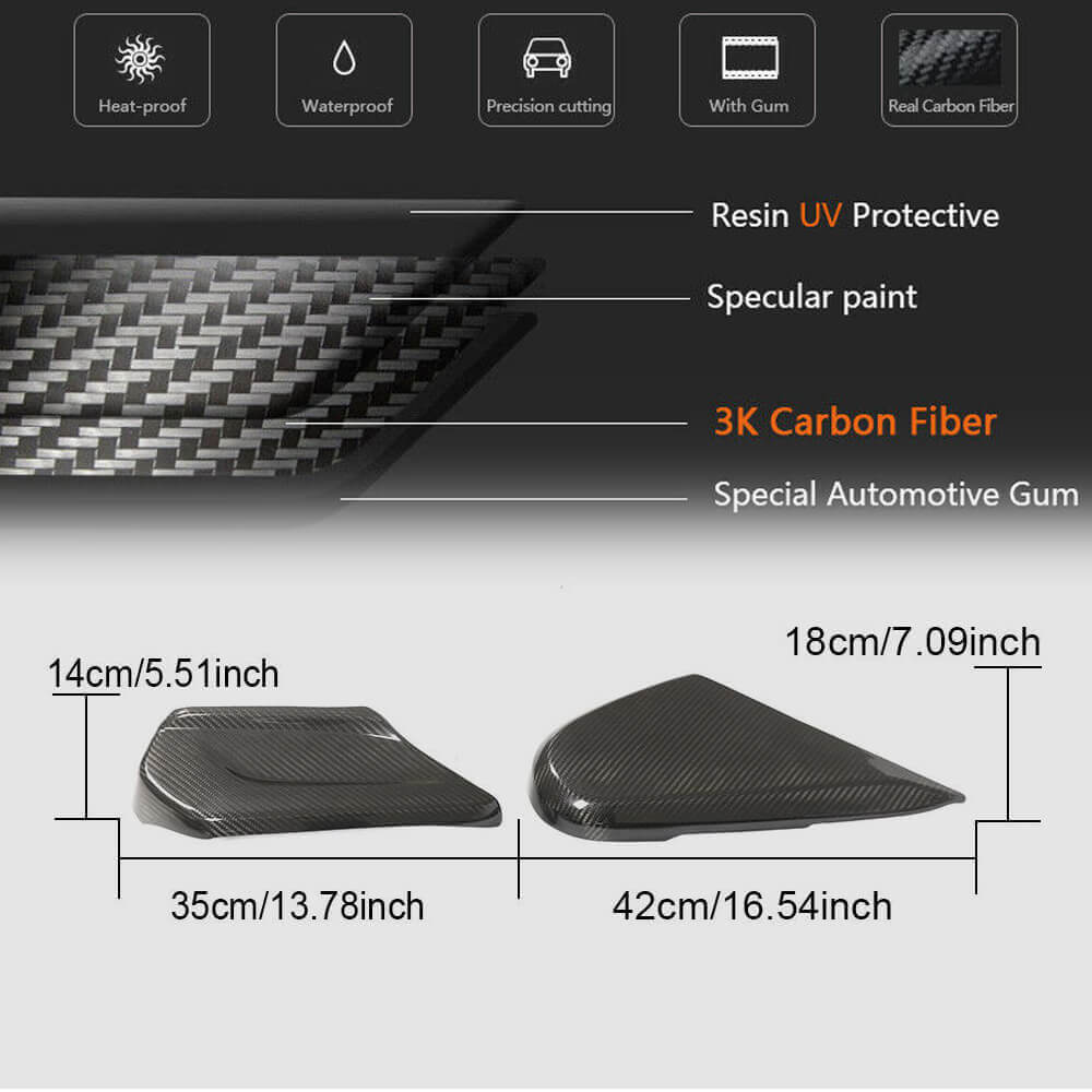 Dry Carbon Seat Covers for Mercedes G сlass W463 2018-2024 - image 6