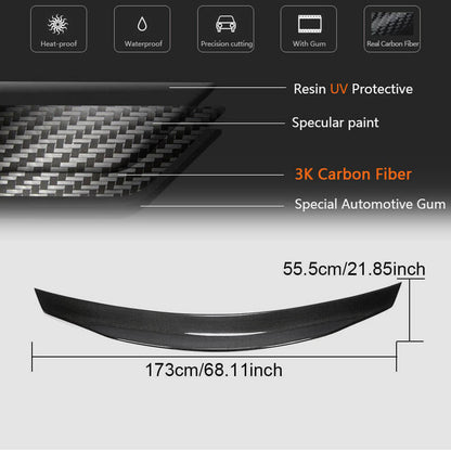 Spoiler V1 (Carbon) for Mercedes S-class W221 - image 6