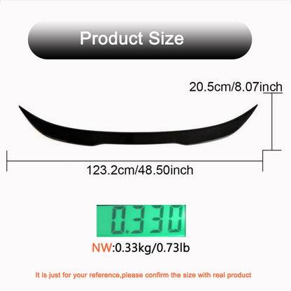 Rear Trunk Spoiler Dry Carbon Fiber V8 (SD) for BMW 3 series F-30/31/34 2012-2019 - image 6