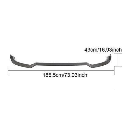 Cover on the front bumper Lip (for E63 AMG 2013-2016, Carbon) for Mercedes E-class W212 2009-2016 - image 6