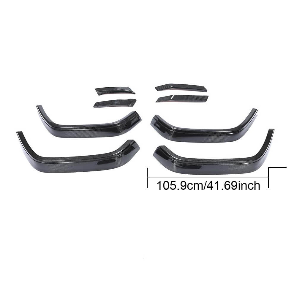 Arch expanders (for Carbon Set body kit, Carbon) for Mercedes G class W463 2018-2024 - image 6