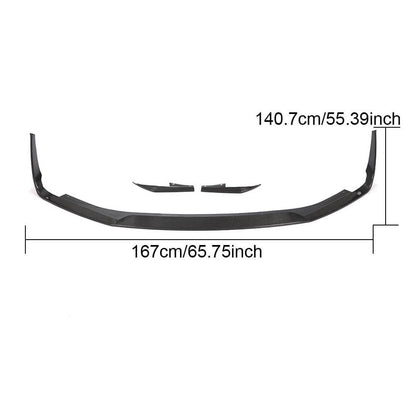 Front bumper lip V2 (2017-2021, Carbon) for Subaru BRZ 2012-2021 - image 6