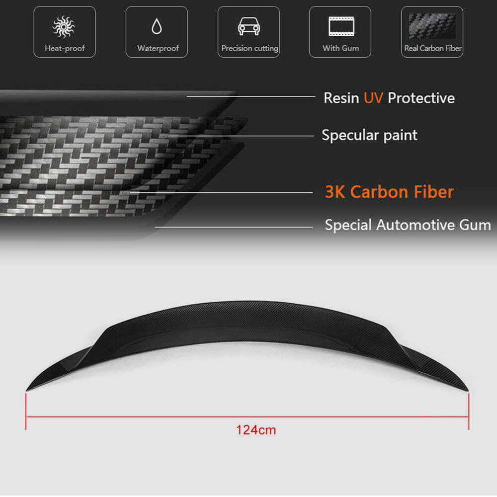 Spoiler (for G37 Coupe, Carbon) for Infiniti G25/G35/37 (V36/CV36) 2006-2015 - image 6
