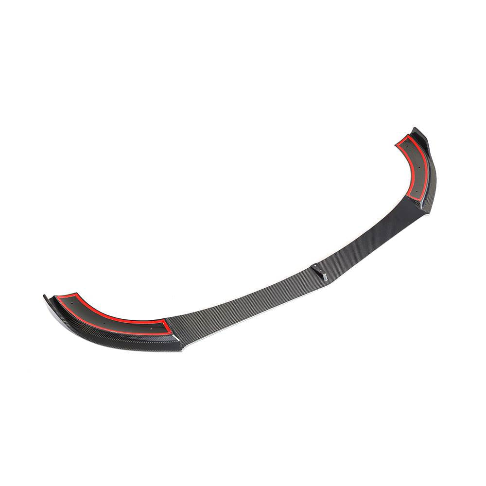 Front Bumper Lip V1 for AMG-Line / E43 AMG 2016-2019, Carbon for Mercedes E-сlass W213 2016-2023 - image 6