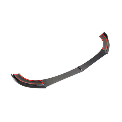 Front Bumper Lip V1 for AMG-Line / E43 AMG 2016-2019, Carbon for Mercedes E-сlass W213 2016-2023 - image 6