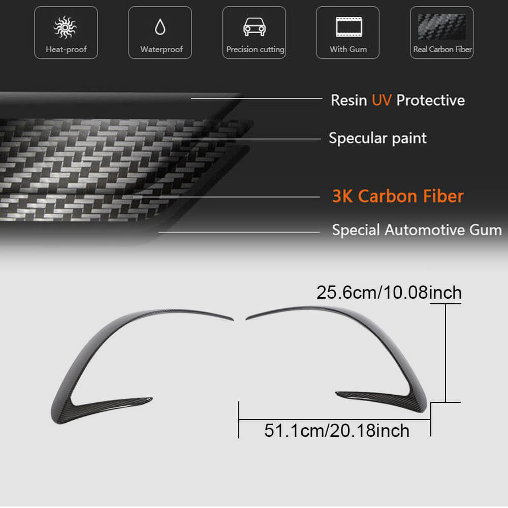 Rear Bumper Covers V2 (for GT63 2018-2022, Carbon) for Mercedes AMG GT 4 X290 2018- - image 6