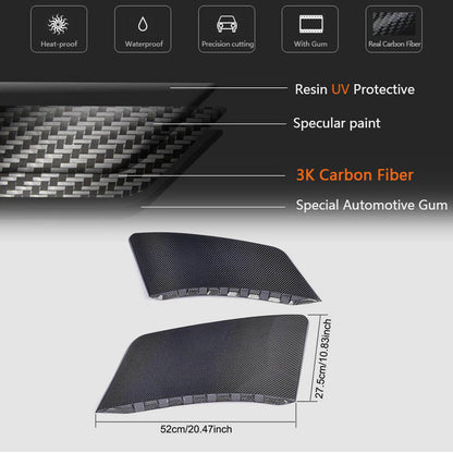 Rear Fender Covers (2015-2017, Carbon) for Ford Mustang 2015-2023 - image 6