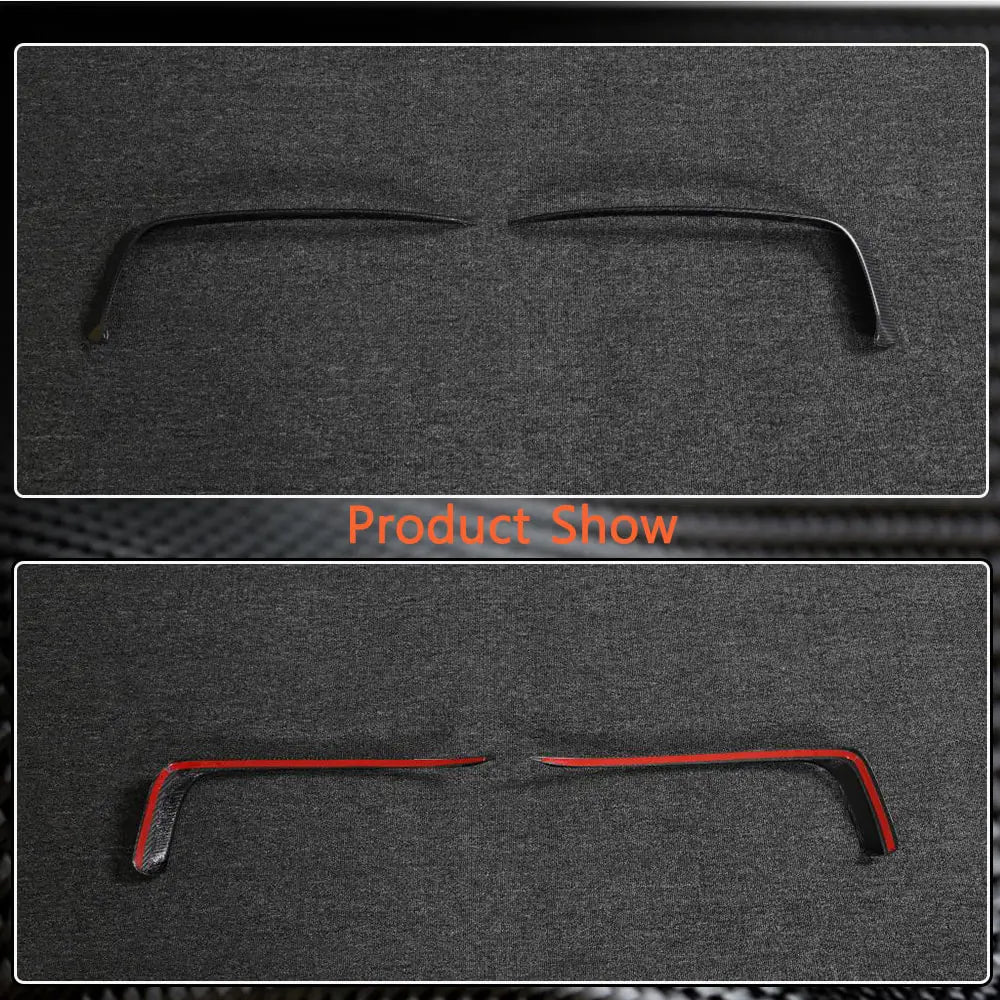 Covers on the rear bumper (2021-2024, Carbon) for Zeekr 001 - image 6