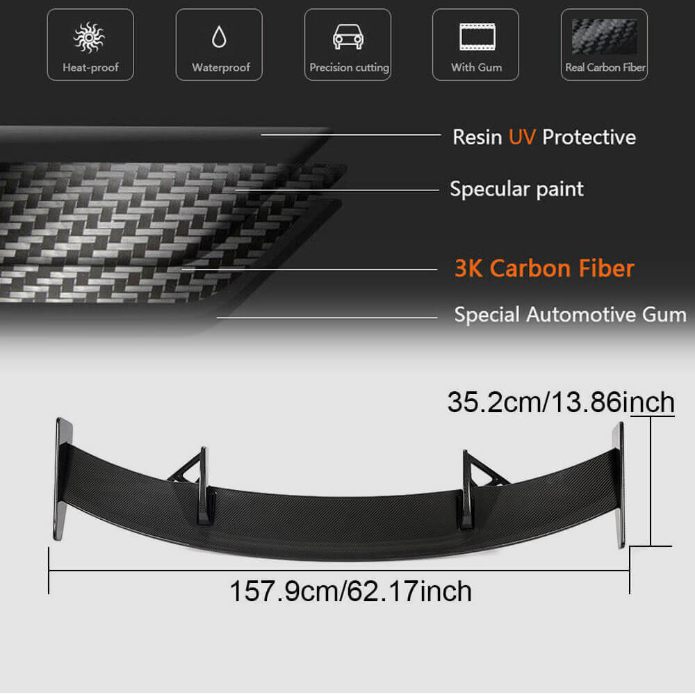 Spoiler V2 (Carbon) for Audi ТТ 2014-2023 - image 6