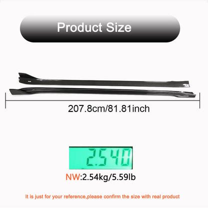 Door Sill Covers V3 (2017-2023, Carbon) for Tesla Model 3 2017- - image 6