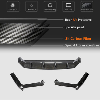 Rear Bumper Diffuser (2018-2023, Carbon) for Porsche Cayenne 2018- - image 6