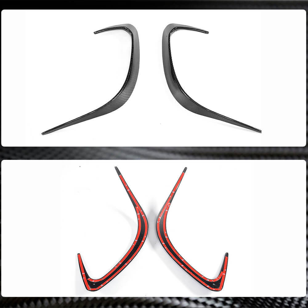 Covers on the rear bumper (Carbon) for Mercedes GLE coupe C292 2015-2019 - image 6