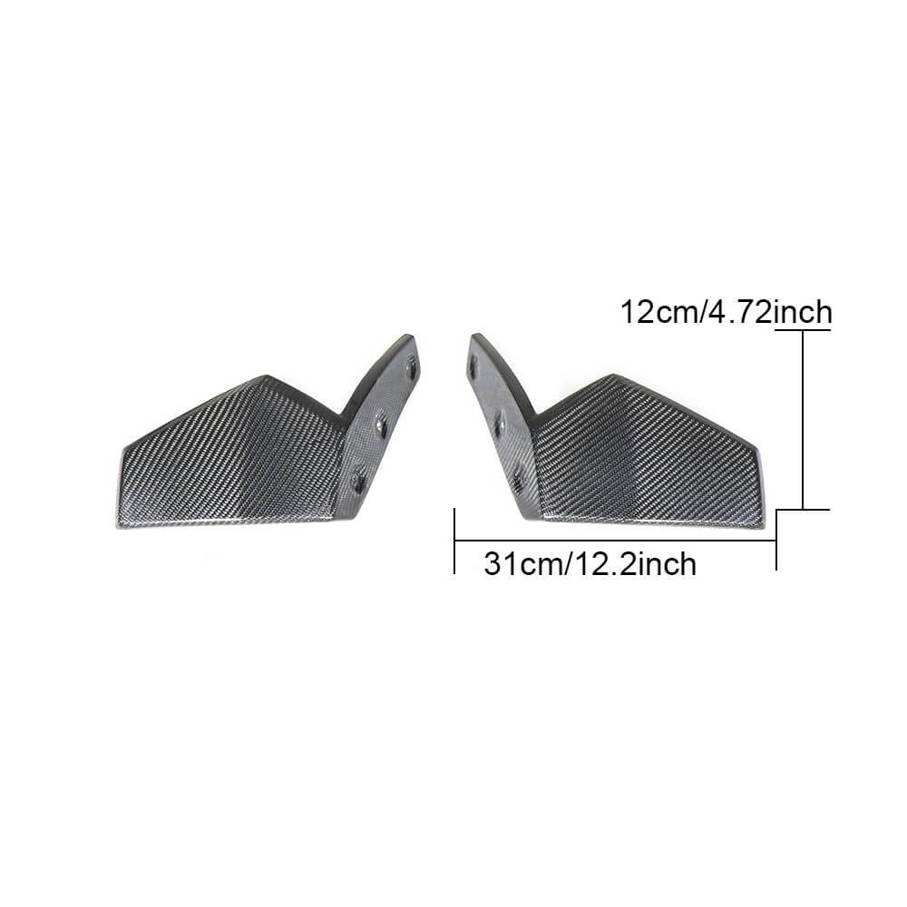 Front Bumper Flaps (2018-2022, Real Carbon) for BMW X5 G05 2019- - image 6