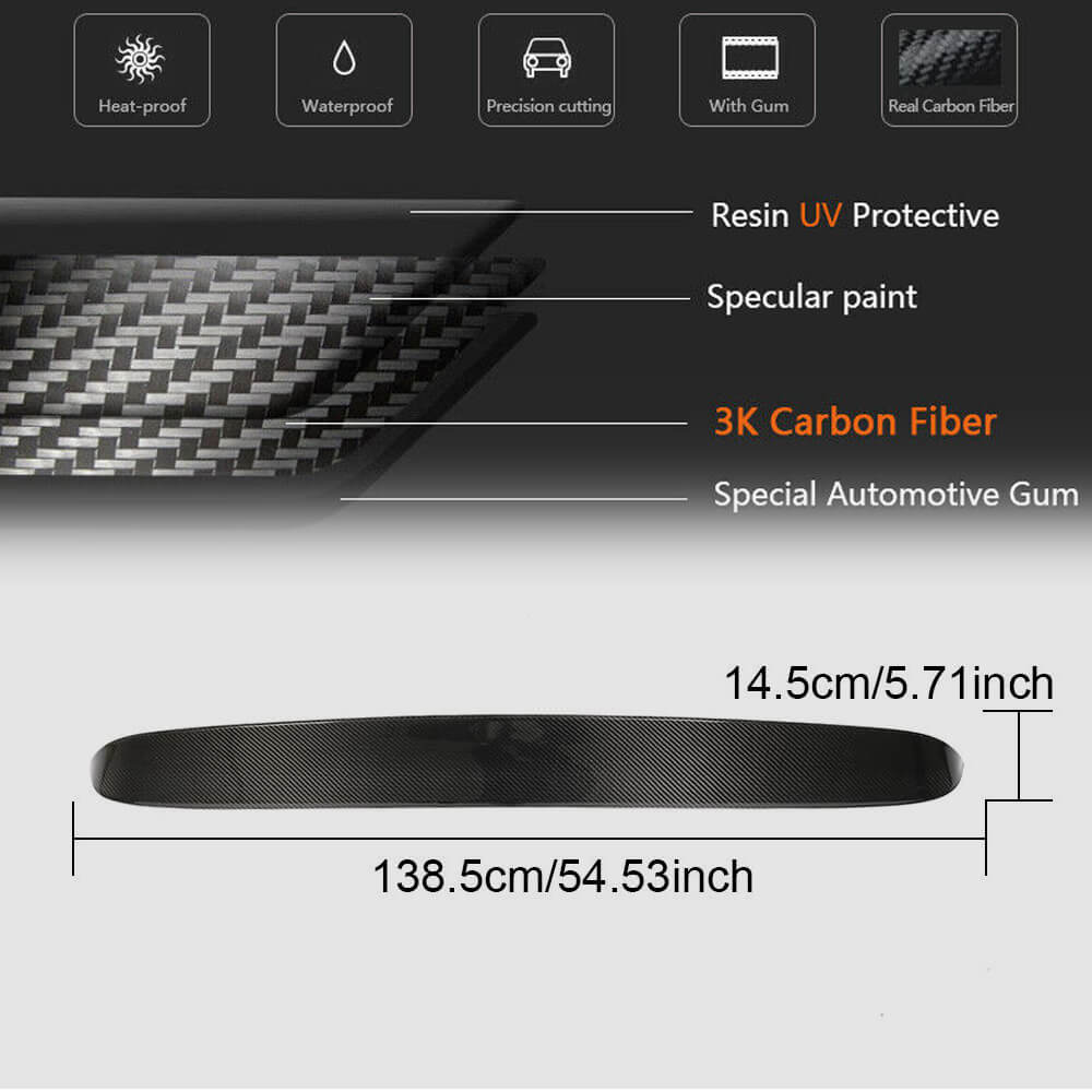 Spoiler V2 (Dry Carbon) for Mercedes Vito / V-class W447 2014↗ year - image 6