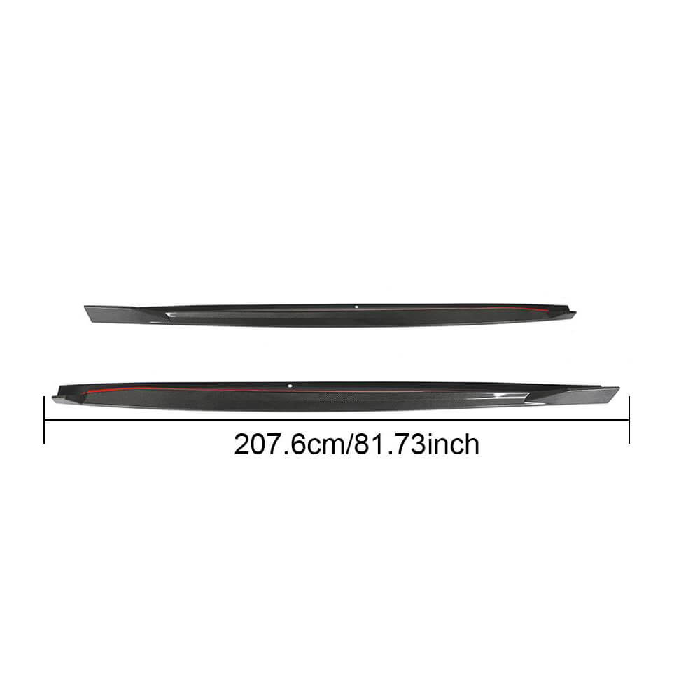 Carbon Side Skirt Covers V2 (Real Carbon) for BMW X5 G05 2019–2026 - image 6