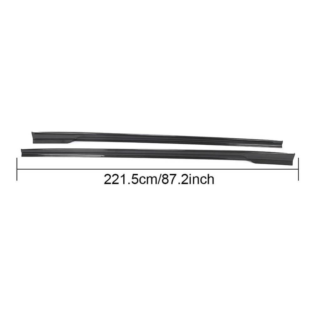 Side Skirts V2 (for Base/S/S Q4/Diesel/250 Diesel, Carbon) for Maserati Ghibli 2013-2023 - image 6