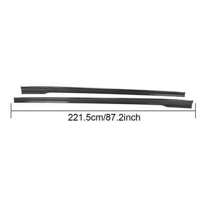 Side Skirts V2 (for Base/S/S Q4/Diesel/250 Diesel, Carbon) for Maserati Ghibli 2013-2023 - image 6