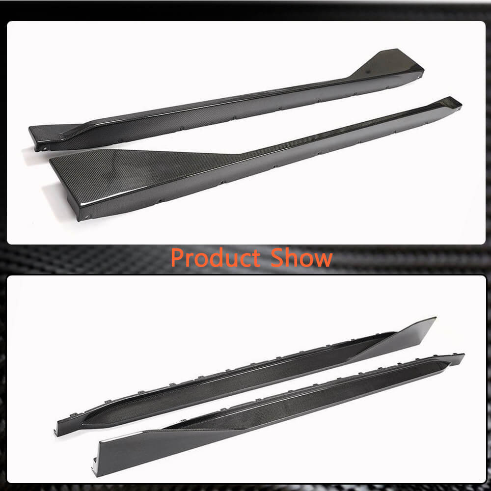 Side Skirt Extensions V1 (for G82/G83, Carbon) for BMW 4 Series G22/23/26 2020- - image 6