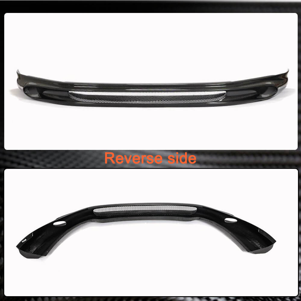 Front Bumper Lip Spoiler (2022+, Carbon) for Porsche Macan 2014-2024 - image 6