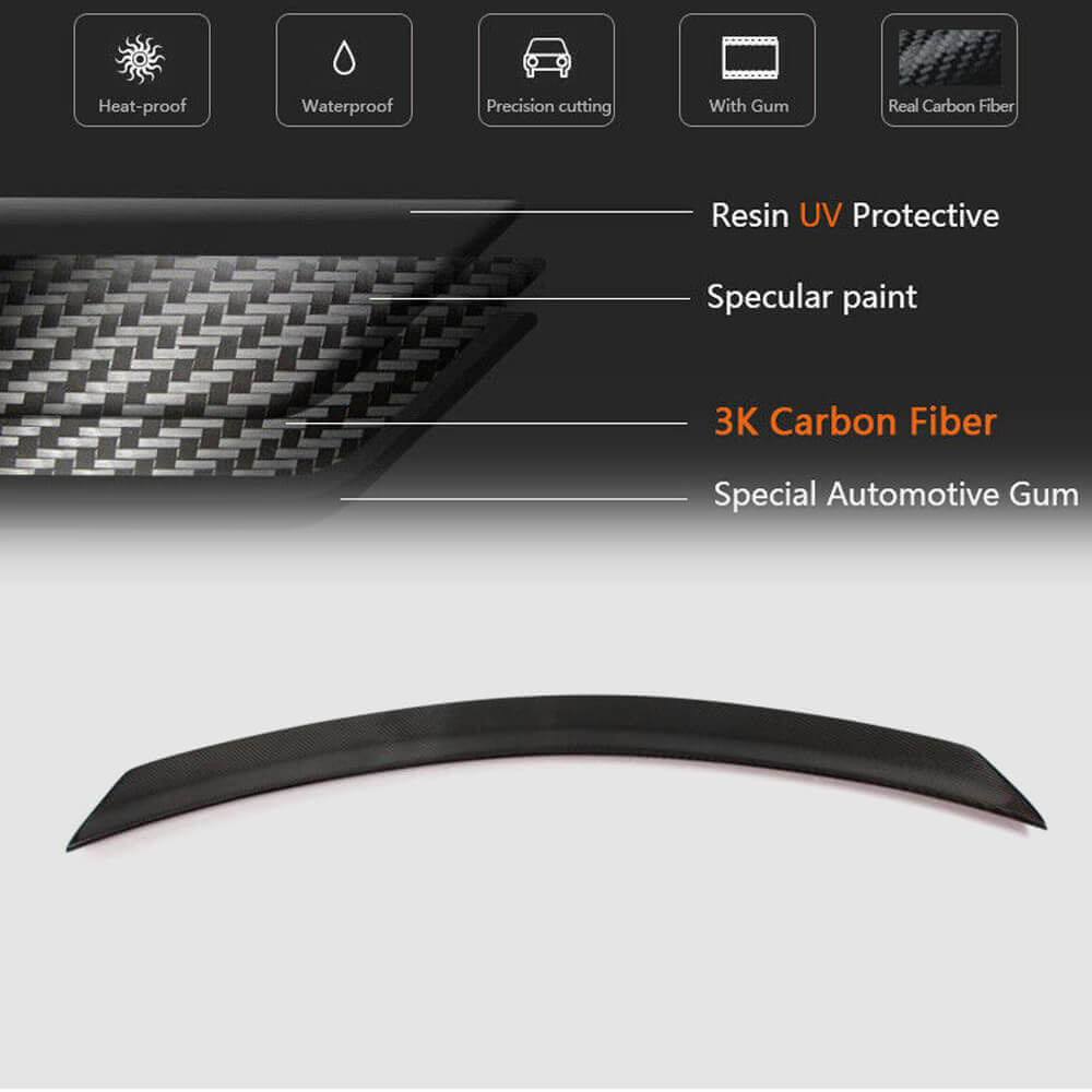 Spoiler SD V2 (Carbon) for Mercedes C-class W204 2007-2015 - image 6