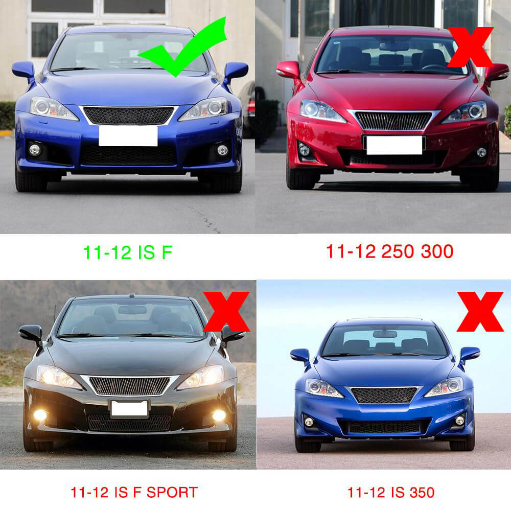 Cover on the front bumper Lip (for F 2011-2013, Carbon) for Lexus IS 2005-2013 - image 6