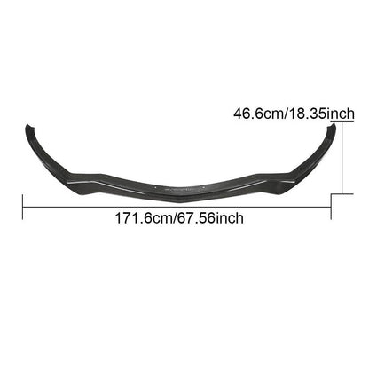 Front Bumper Lip V1 Add-on (for Base, Carbon) for Alfa Romeo Giulia 2016-2022 - image 6
