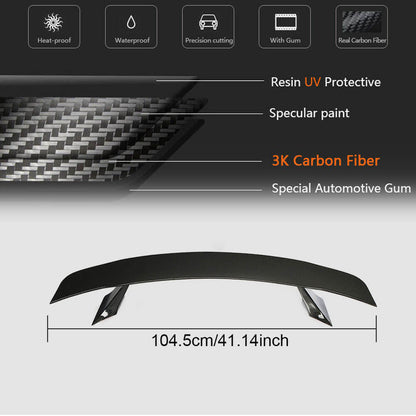 Rear Trunk Spoiler Carbon Fiber V1 for BMW I8 2014-2020 - image 6
