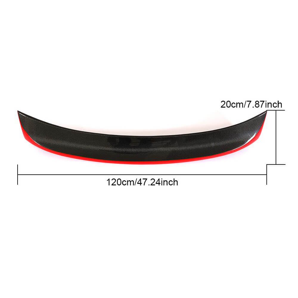 Rear Trunk Spoiler Carbon Fiber V2 (Coupe) for BMW 3 series E-46 1998-2006 - image 6