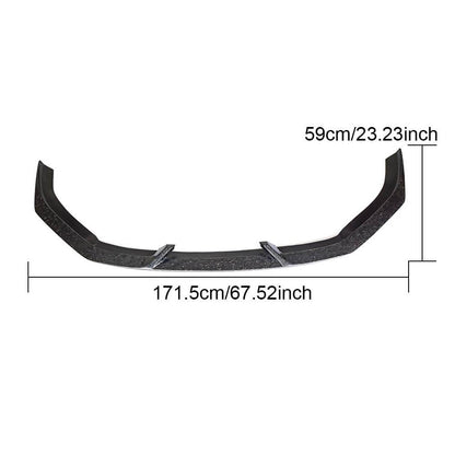 Front bumper lip splitters V3 (for RS3 Sedan 2017-2020, Carbon) for Audi A3 2012-2020 - image 6