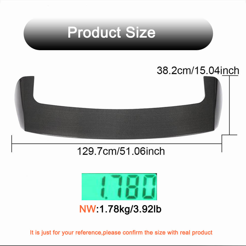 Rear Window Spoiler V4 (Real Carbon) for BMW X5 G05 2019- - image 6