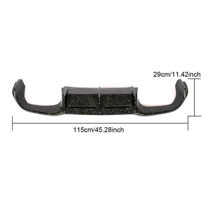 Rear Diffuser V3 (for F87 M2/M2C, Carbon) for BMW 2 Series F22/23 2014-2021 - image 6