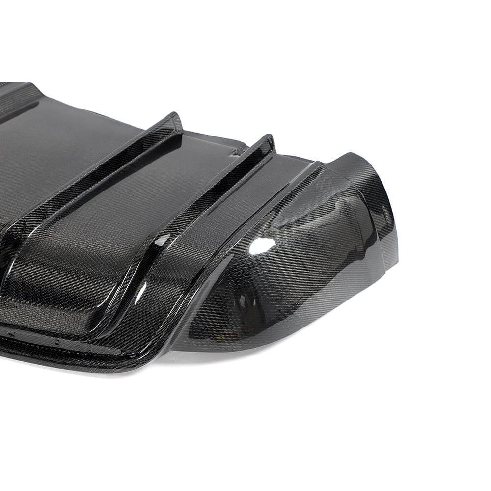 Rear Bumper Diffuser Carbon Fiber (for Plaid 2022-2024) for Tesla Model X - image 6