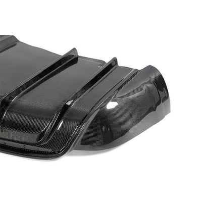 Rear Bumper Diffuser Carbon Fiber (for Plaid 2022-2024) for Tesla Model X - image 6