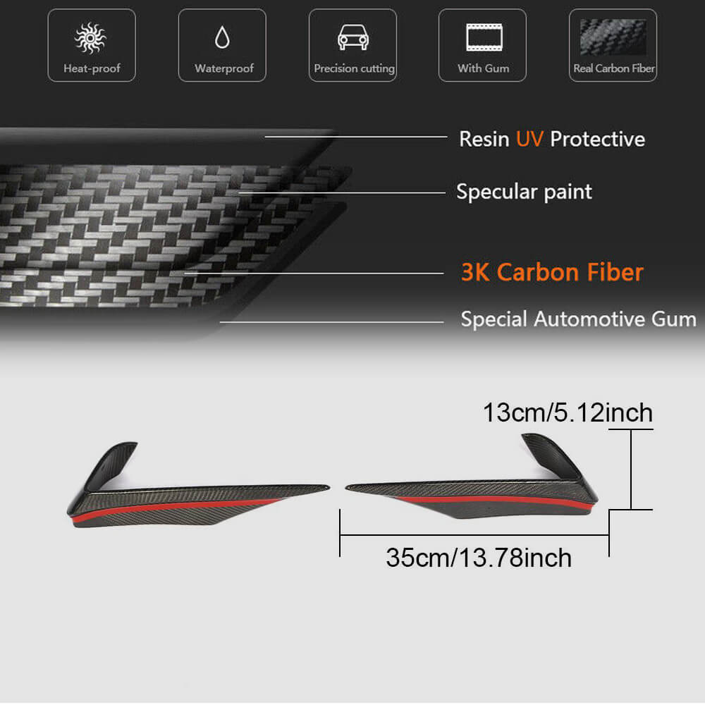 Covers on the front bumper Flap V2 (Carbon) for Mercedes SLS C197 - image 6