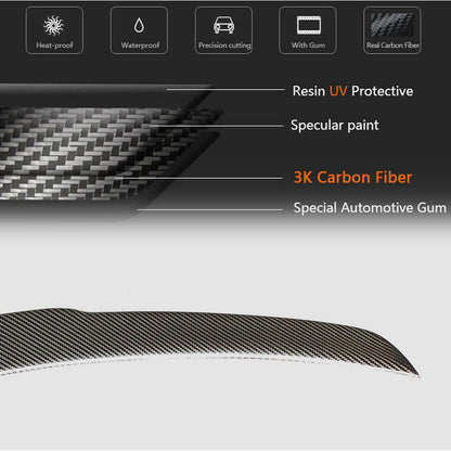 Spoiler V9 (for SD 2015-2019, Carbon) for Mercedes C-class W205 2014-2021 - image 6